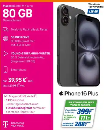 Expert Apple iphone 16 plus Angebot