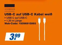 Expert Vivanco usb-c auf usb-c kabel weiß Angebot