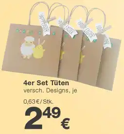 KiK 4er Set Tüten Angebot