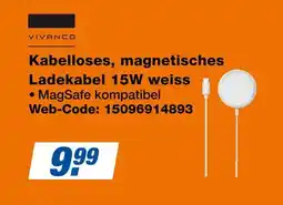 Expert Vivanco kabelloses, magnetisches ladekabel 15w weiss Angebot