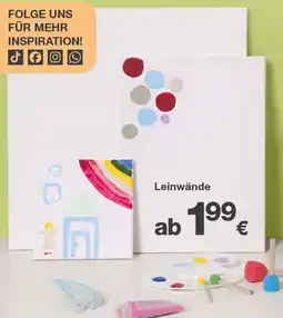 KiK Leinwände Angebot