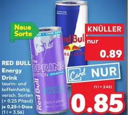 Kaufland RED BULL Energy Drink Angebot