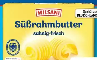 Aldi Süd Milsani Süßrahmbutter Angebot