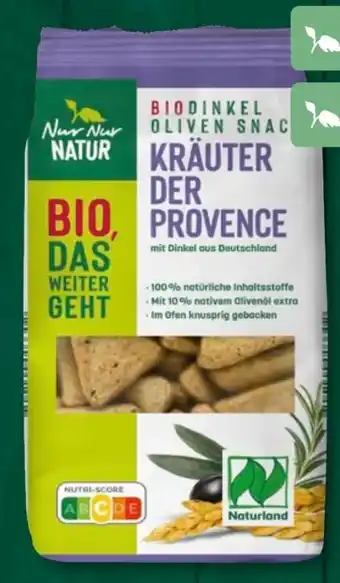 Aldi Süd Nur Natur Bio-Dinkel Oliven-Snack Angebot