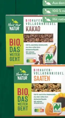 Aldi Süd Nur Natur Bio-Hafervollkornriegel Angebot