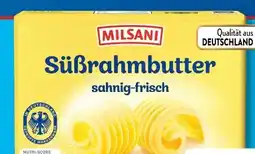 Aldi Süd Milsani Süßrahmbutter Angebot