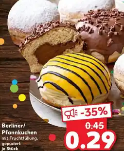 Kaufland Berliner/ Pfannkuchen Angebot