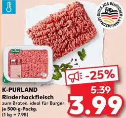 Kaufland K-PURLAND Rinderhackfleisch Angebot