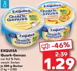 Kaufland EXQUISA Quark-Genuss Angebot