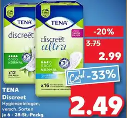 Kaufland TENA Discreet Angebot