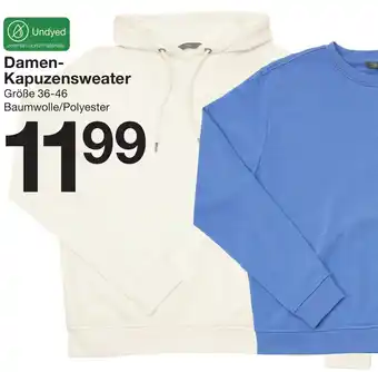 Zeeman Damen Kapuzensweater Angebot