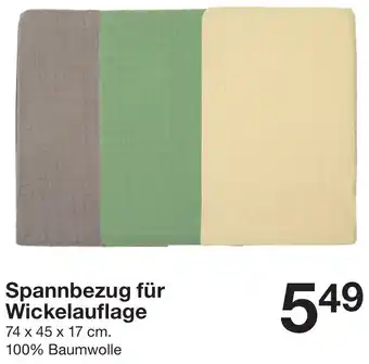 Zeeman Spannbezug für Wickelauflage Angebot