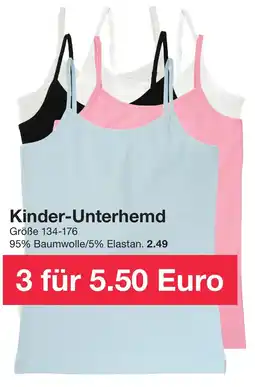 Zeeman Kinder-Unterhemd Angebot