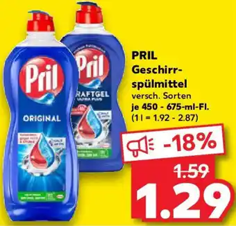 Kaufland PRIL Geschirrspülmittel Angebot