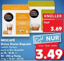 Kaufland NESCAFÉ Dolce Gusto Kapseln Angebot