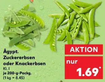 Kaufland Ägypt. Zuckererbsen oder Knackerbsen Angebot