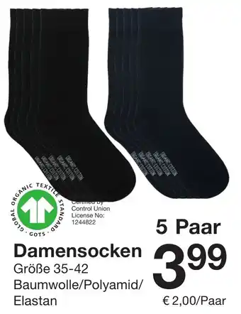 Zeeman Damensocken Angebot