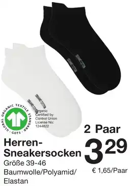 Zeeman Herren Sneakersocken Angebot