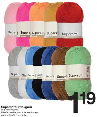 Zeeman Supersoft Strickgarn Angebot