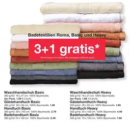 Zeeman Badetextilien Roma, Basic und Heavy Angebot