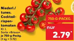 Kaufland Niederl./ tunes. Cocktailrispentomaten Angebot