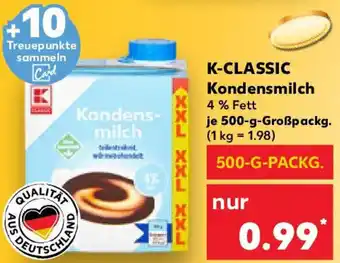 Kaufland K-CLASSIC Kondensmilch Angebot