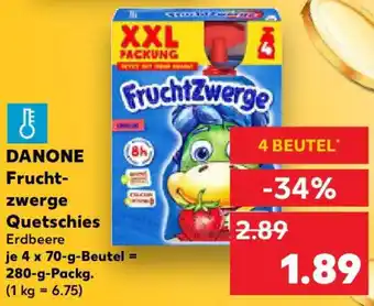 Kaufland DANONE Fruchtzwerge Quetschies Angebot