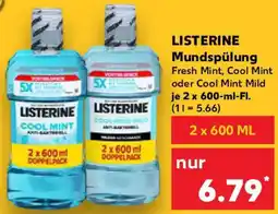 Kaufland LISTERINE Mundspülung Angebot