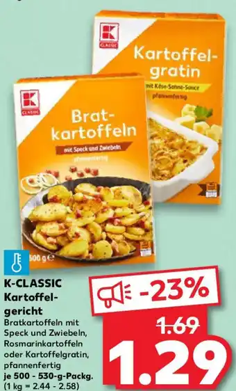 Kaufland K-CLASSIC Kartoffelgericht Angebot