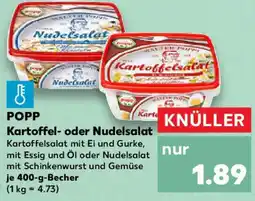 Kaufland POPP Kartoffel- oder Nudelsalat Angebot