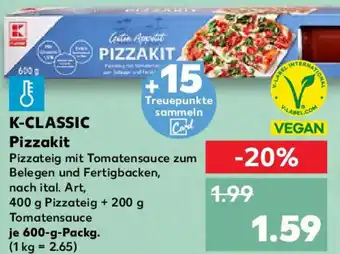 Kaufland K-CLASSIC Pizzakit Angebot