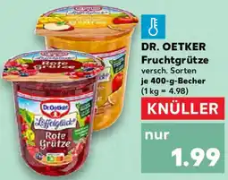 Kaufland DR. OETKER Fruchtgrütze Angebot