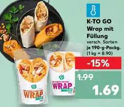 Kaufland K-TO GO Wrap mit Füllung Angebot