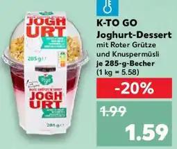 Kaufland K-TO GO Joghurt-Dessert Angebot