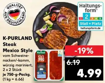 Kaufland K-PURLAND Steak Mexico Style Angebot