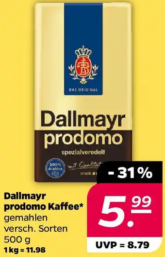 NETTO Dallmayr prodomo Kaffee Angebot