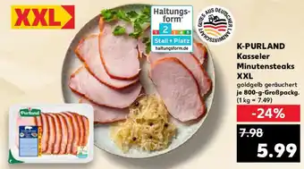 Kaufland K-PURLAND Kasseler Minutensteaks XXL Angebot