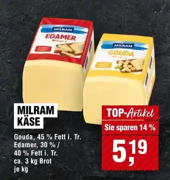 Handelshof MILRAM KÄSE Angebot