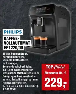 Handelshof PHILIPS KAFFEE- VOLLAUTOMAT EP1220/00 Angebot