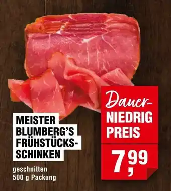 Handelshof MEISTER BLUMBERG'S FRÜHSTÜCKS- SCHINKEN Angebot