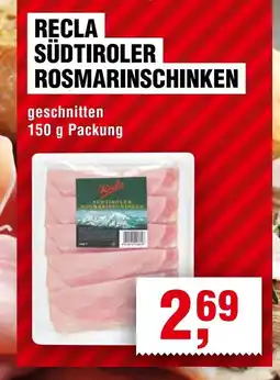 Handelshof RECLA SÜDTIROLER ROSMARINSCHINKEN Angebot