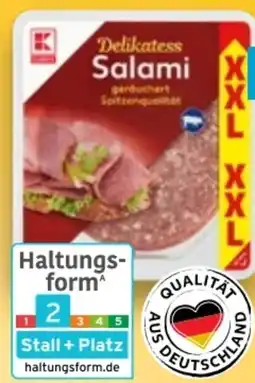 Kaufland K-Classic Wurstspezialität Salami Angebot