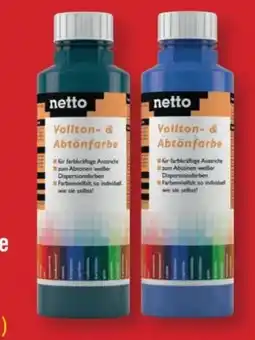 B1 Discount Baumarkt Netto Vollton- und Abtönfarbe Angebot