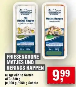 Handelshof FRIESENKRONE MATJES UND HERINGS HAPPEN Angebot