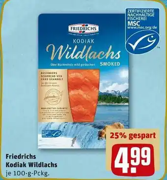 REWE Friedrichs kodiak wildlachs Angebot