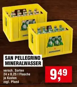 Handelshof SAN PELLEGRINO MINERALWASSER Angebot