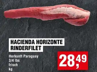 Handelshof HACIENDA HORIZONTE RINDERFILET Angebot