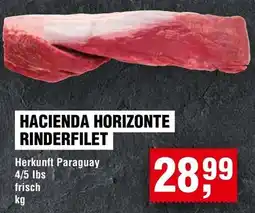 Handelshof HACIENDA HORIZONTE RINDERFILET Angebot