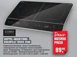 Handelshof CASO DESIGN DOPPEL-INDUKTIONS- KOCHFELD TOUCH 3500 Angebot