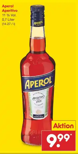 Netto Marken-Discount Aperol Aperitivo Angebot